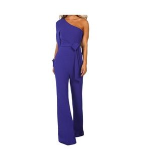 Demone Apparel One Shoulder Jumpsuit